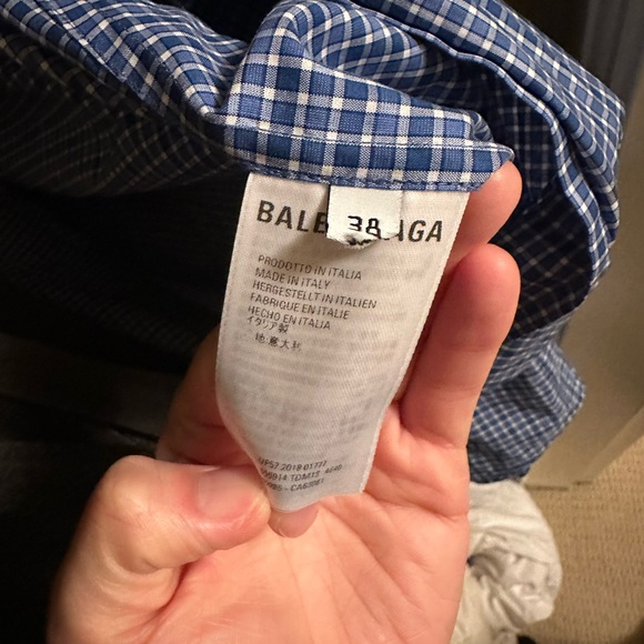 Balenciaga - Long Shirt - Male 38 - Authentic - Picture 3 of 4